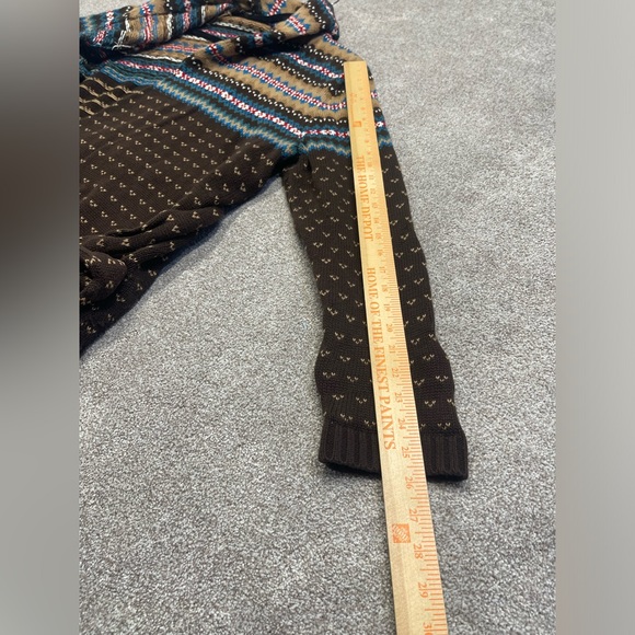 Chaps Ralph lauren womens south Western Knit cardigan  sz L/P Aztec Vtg 80s - Picture 7 of 12